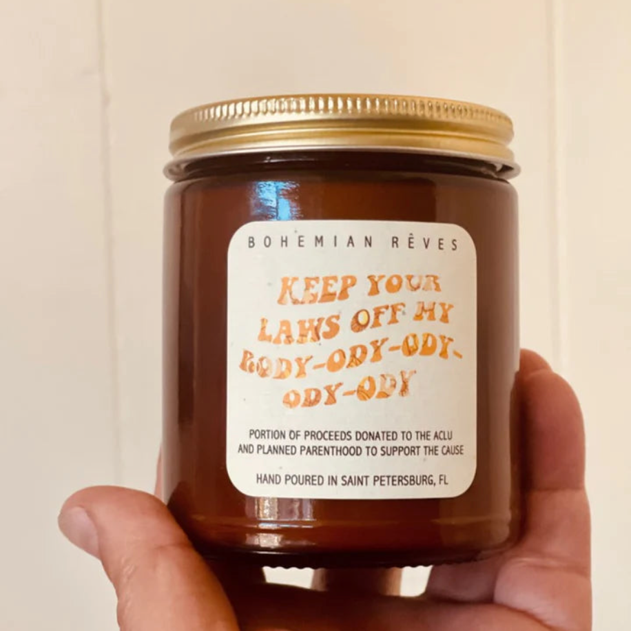 KEEP YOUR LAW OFF CANDLE「各安法」手工蠟燭