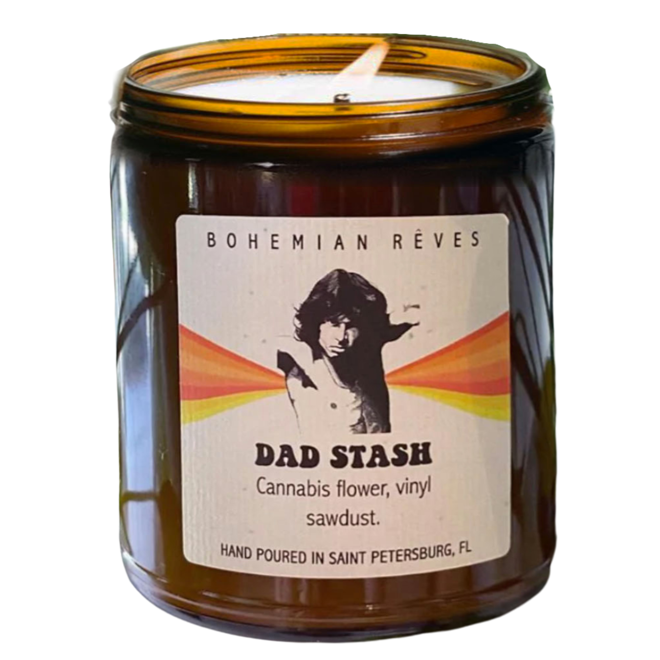 DAD STASH CANDLE「老豆隻黑膠」手工蠟燭