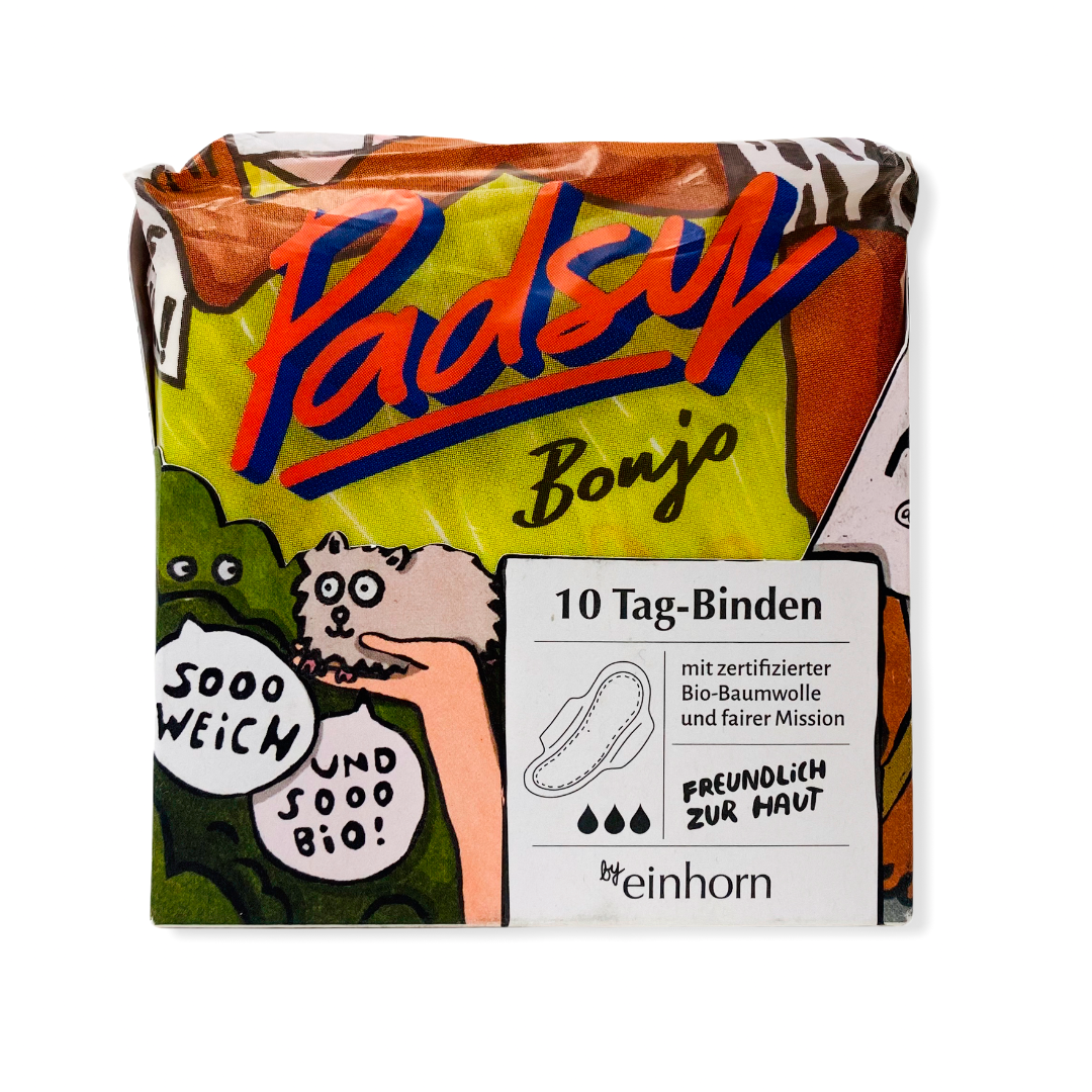 EINHORN SANITARY PAD - DAY TIME USE PADSY BONJO INTIMATE CARE SEXUAL WELLNESS NATURALLY NAUGHTY STORE NNSTORE HK