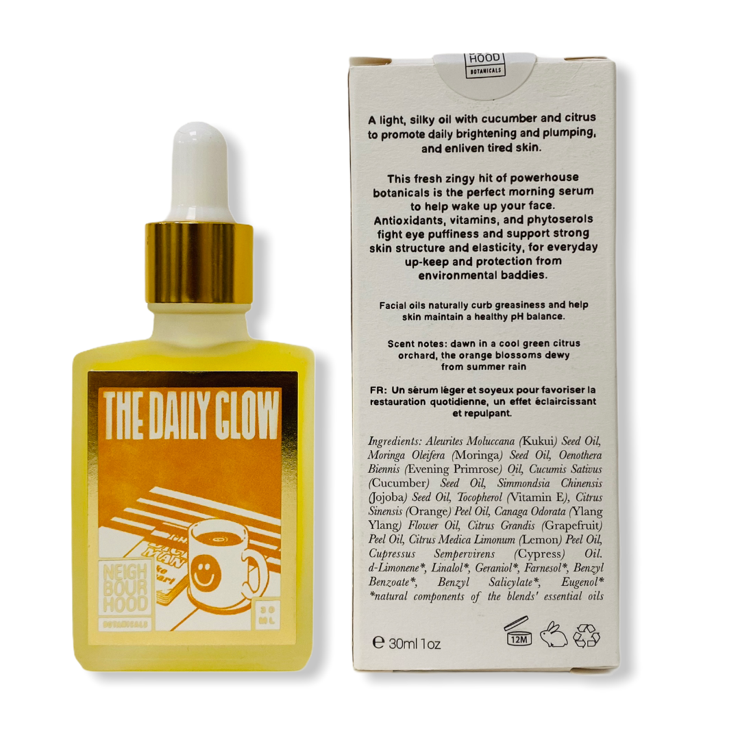 NEIGHBOURHOOD BOTANICALS FACIAL OIL - THE DAILY GLOW SKINCARE NATURALLY NAUGHTY STORE NNSTORE HK