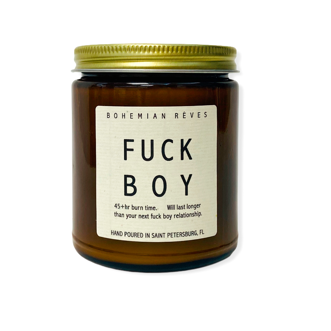 FXXK BOY CANDLE「渣男」手工蠟燭